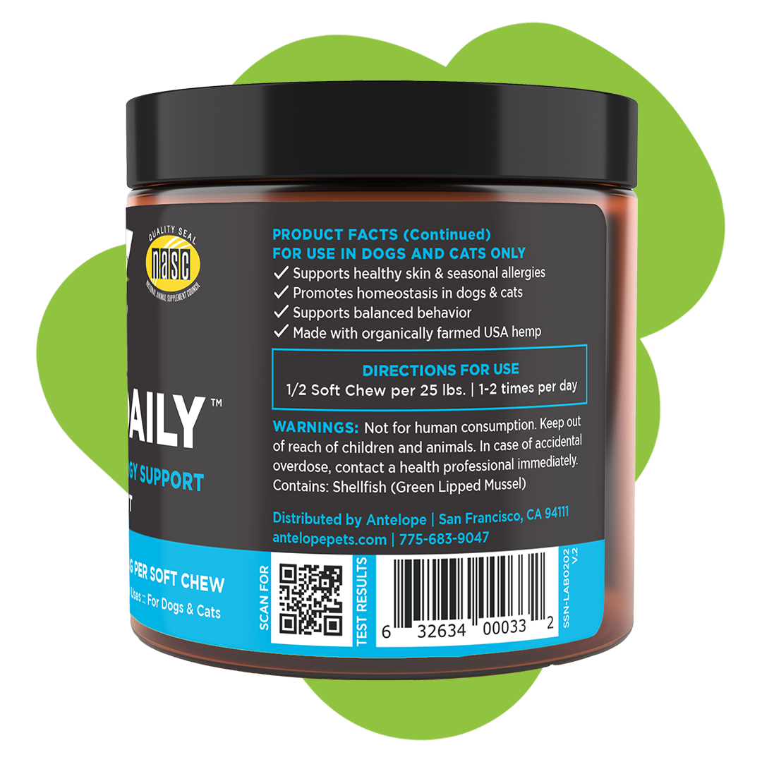 Chews Daily Seasonal Allergy Support Hemp Chew